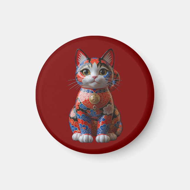 Money cat magnet (Front)