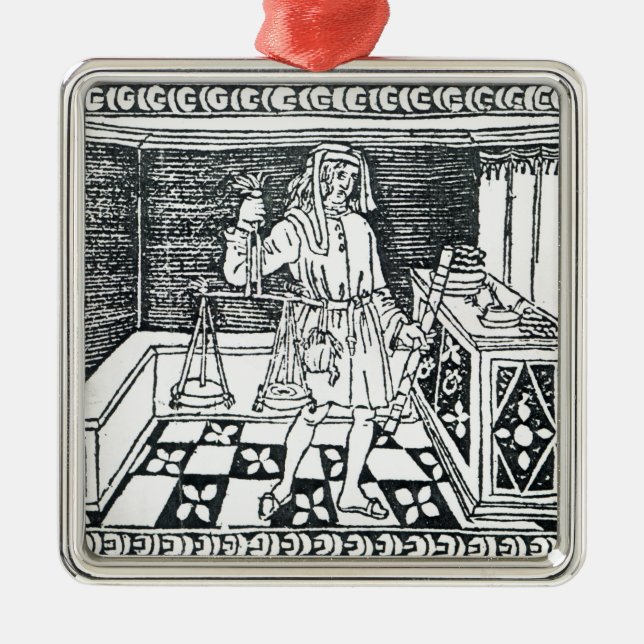 Money Changer Metal Ornament (Front)