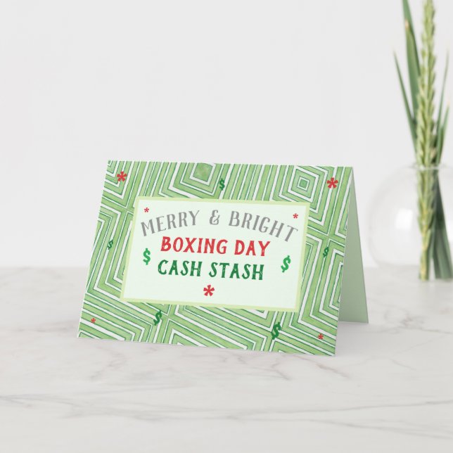 Money Christmas Card (Front)
