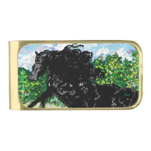  Money Clip : Black Stallion