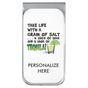 MONEY CLIP - LIFE, LIME, SALT, TEQUILA!
