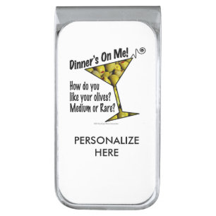 MONEY CLIP - MEDIUM or RARE MARTINI OLIVES?