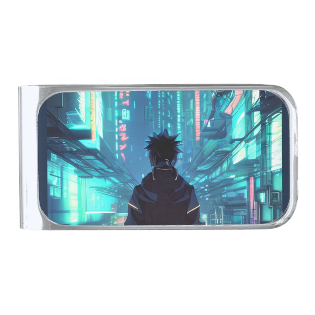 Money Clip - stylishly compact for cash and cards (Front)