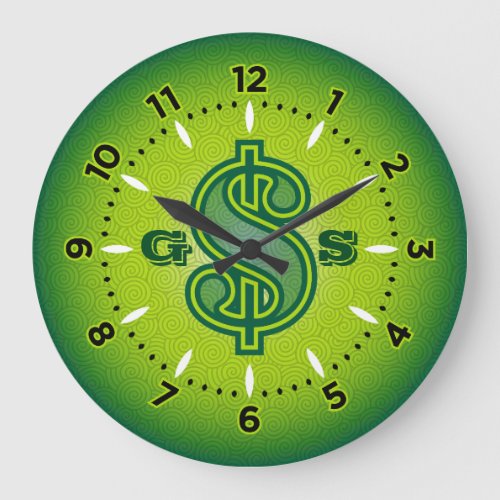 Money Clock _ Green