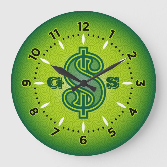 Money Clock - Green (Front)