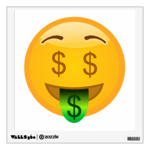 Money Emoji Wall Decal