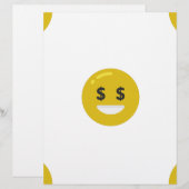 money eye emoji (Front/Back)