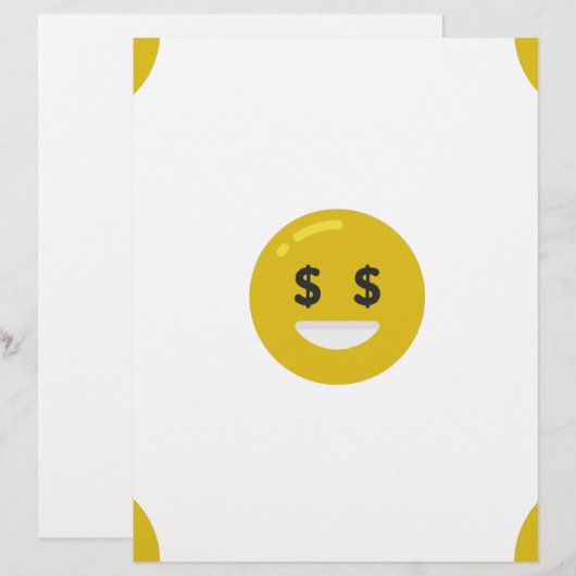 money eye emoji (Front/Back)