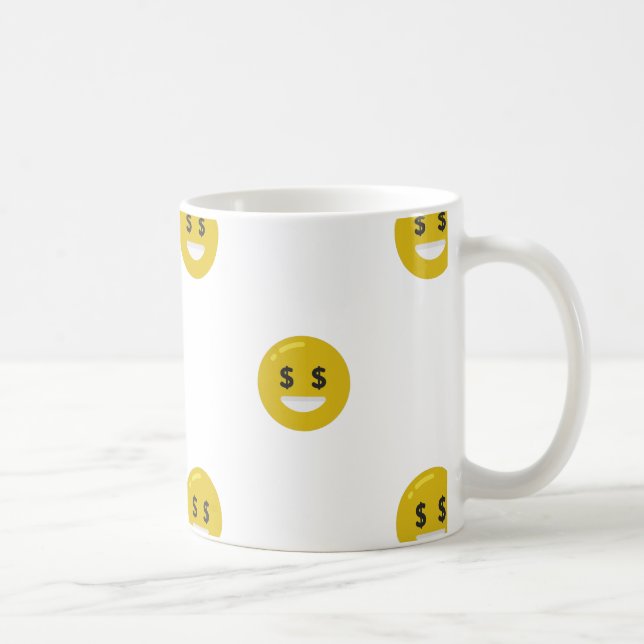 money eye emoji coffee mug (Right)