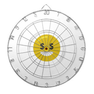 money eye emoji dart board