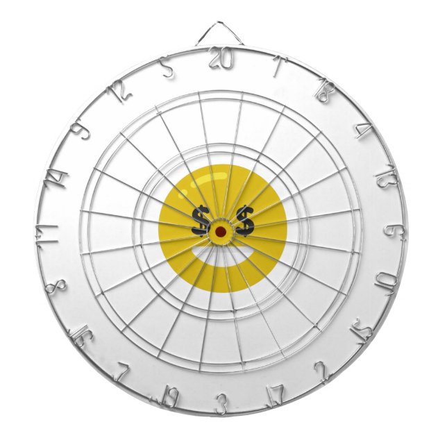 money eye emoji dart board (Front)