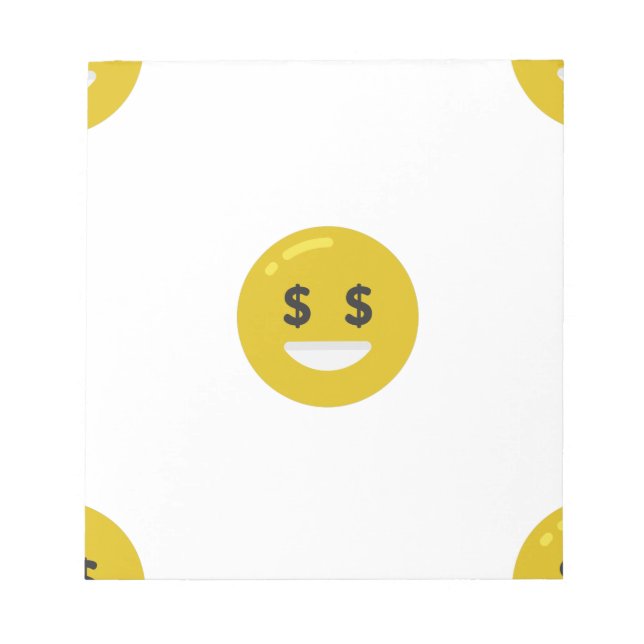 money eye emoji notepad (Front)