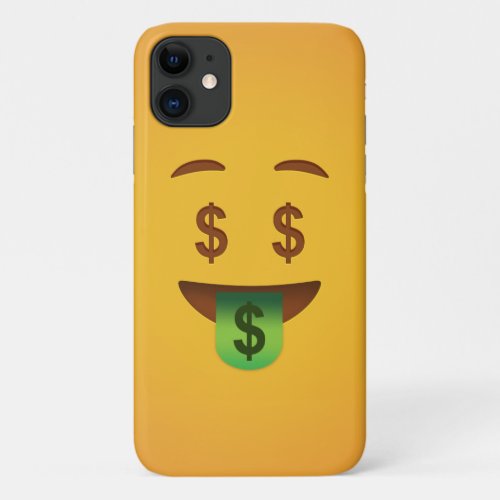 Money Face Emoji  iPhone 11 Case