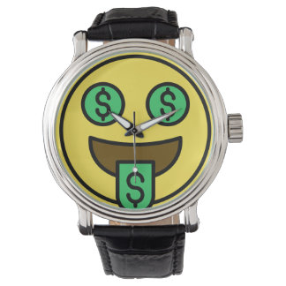 Money Face Emoji Watch