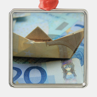 Money grows in trees! metal ornament