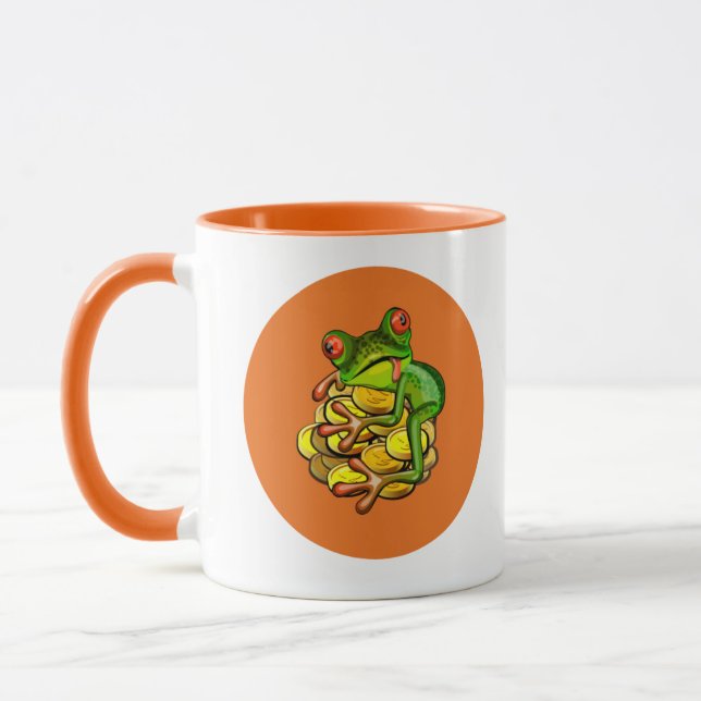 Money Grubbing Toad Mug (Left)