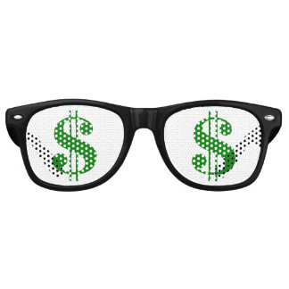 Money HungryAdult Retro Party Shades! Sunglasses
