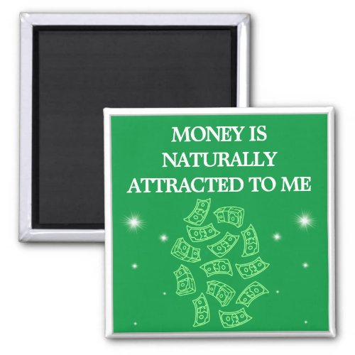 Money is Naturally Attracted To Me Magnet