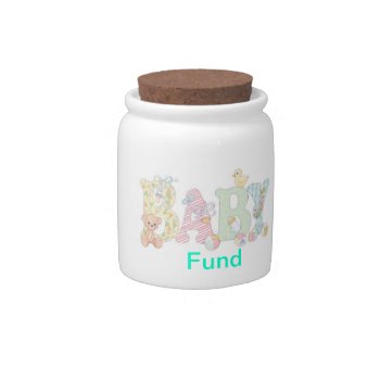 Money Jar "baby Fund" by MyGrinsNGiggles at Zazzle