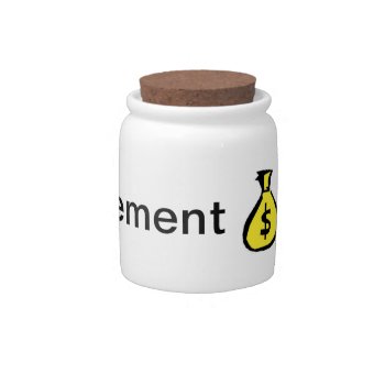 Money Jar "retirement Fund" by MyGrinsNGiggles at Zazzle