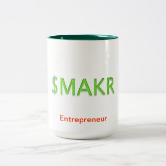 Money Maker Customizable Two-Tone Coffee Mug