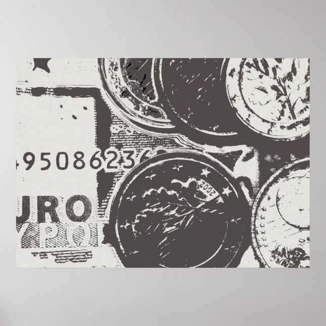 Money makes the world go round poster (Front)