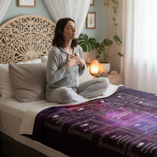 Money Manifestation Affirmations Sherpa Blanket