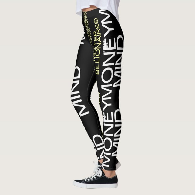 MONEY MIND by PEAF DOVE© Billionaire  Leggings (Left)