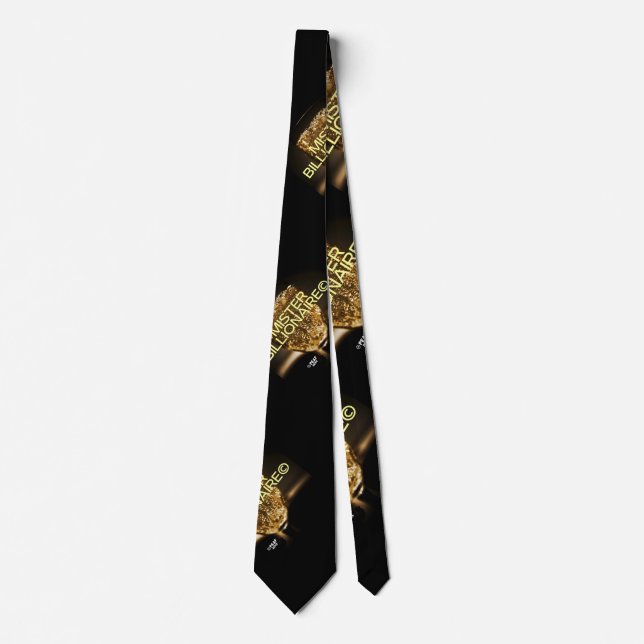 MONEY MIND by PEAF DOVE© Billionaire  Neck Tie (Front)