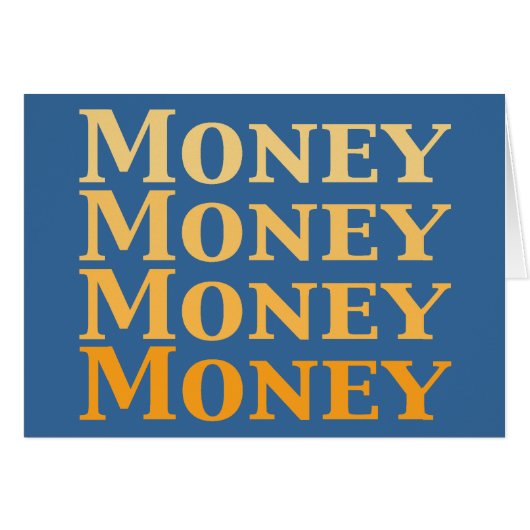 Money Money Money Money Gifts (Front Horizontal)