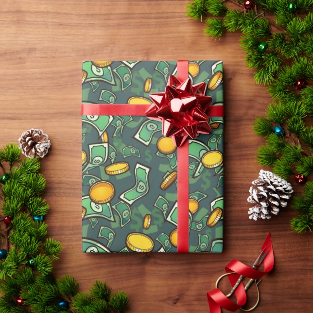 Money Money Money Wrapping Paper (Holiday Gift)