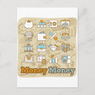 Money Money Postcard