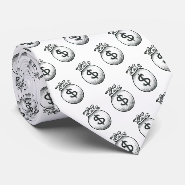 Money Neck Tie (Rolled)