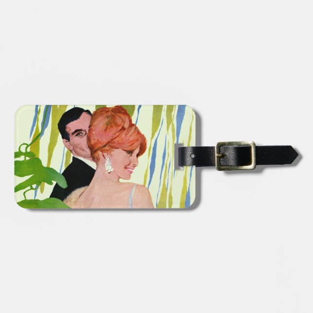 Money On Her Mind Luggage Tag (Front Horizontal)