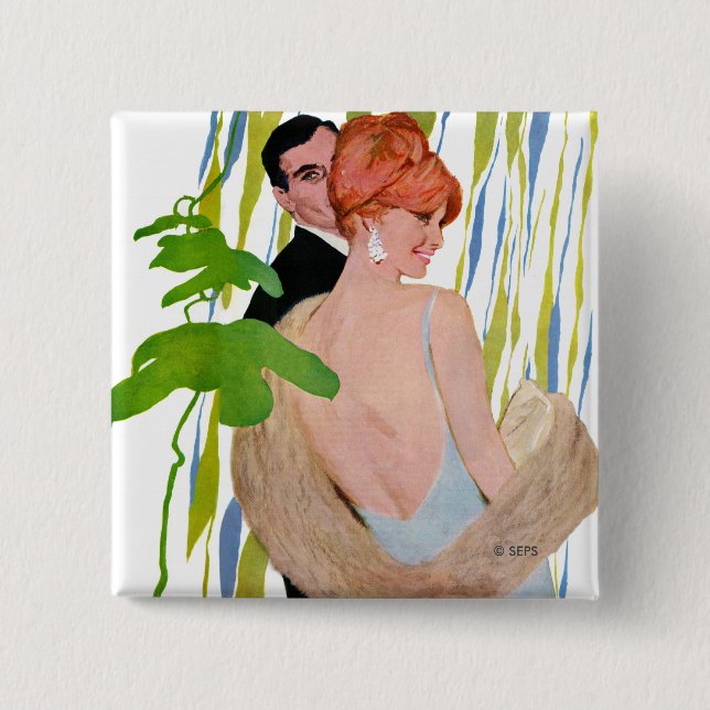 Money On Her Mind Pinback Button (Front)