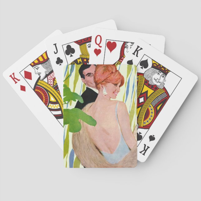 Money On Her Mind Poker Cards (Back)