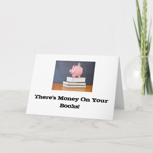 Money on your Books Holiday Card