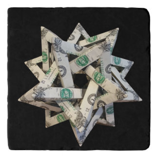 Money Origami Five Intersecting Tetrahedra Trivet