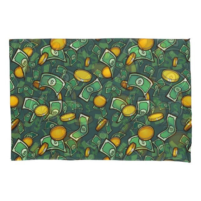 Money! Pillow Case (Front)