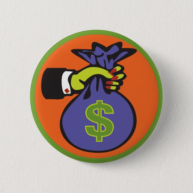 Money Pinback Button (Front)