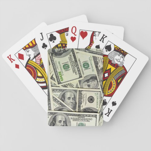 Money playing cards