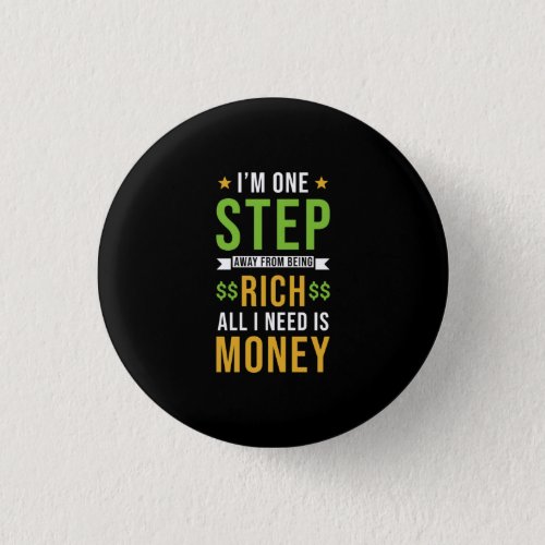 Money Quote funny Button