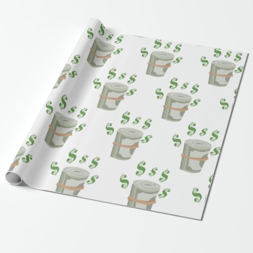Money Roll Wrapping Paper