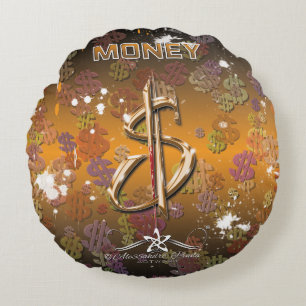 MONEY ROUND PILLOW