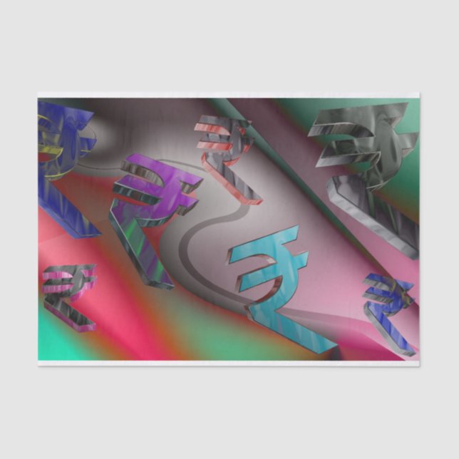 money signs tissue paper (Front)