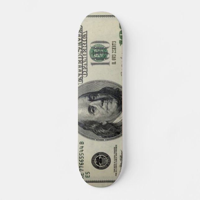 moneY Skateboard Deck (Front)