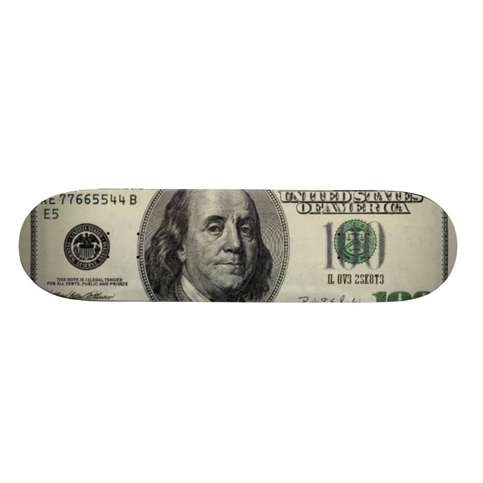 moneY Skateboard Deck