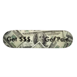 Money Skateboard Deck