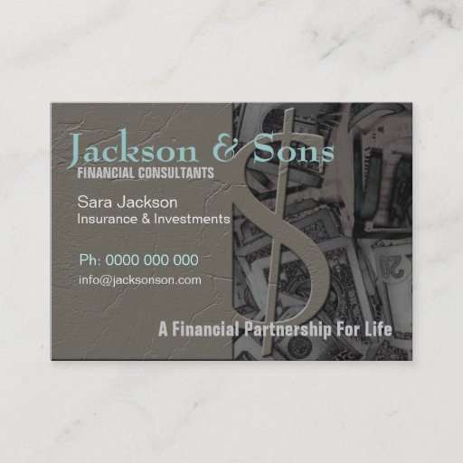 Customizable Money Specialist big Business Cards