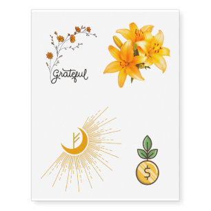 Money Spell Ritual Temporary Tattoos - Witchcraft